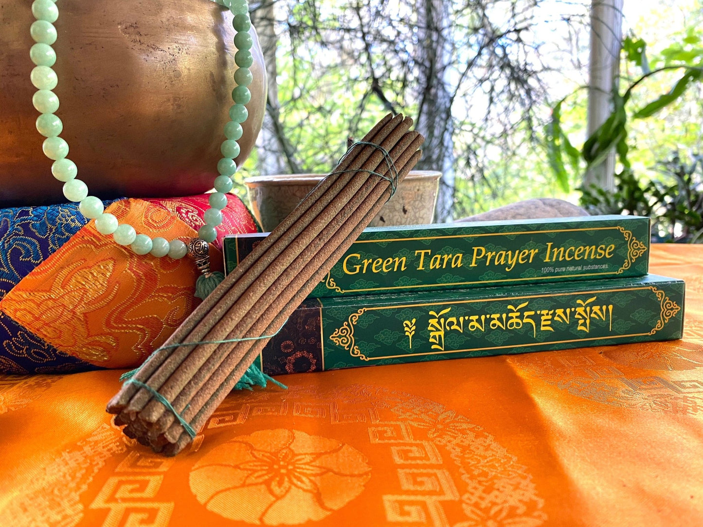 Green Tara Prayer Incense | Tibetan Incense | 21 sticks | Himalayan Arts - The Incense Stick
