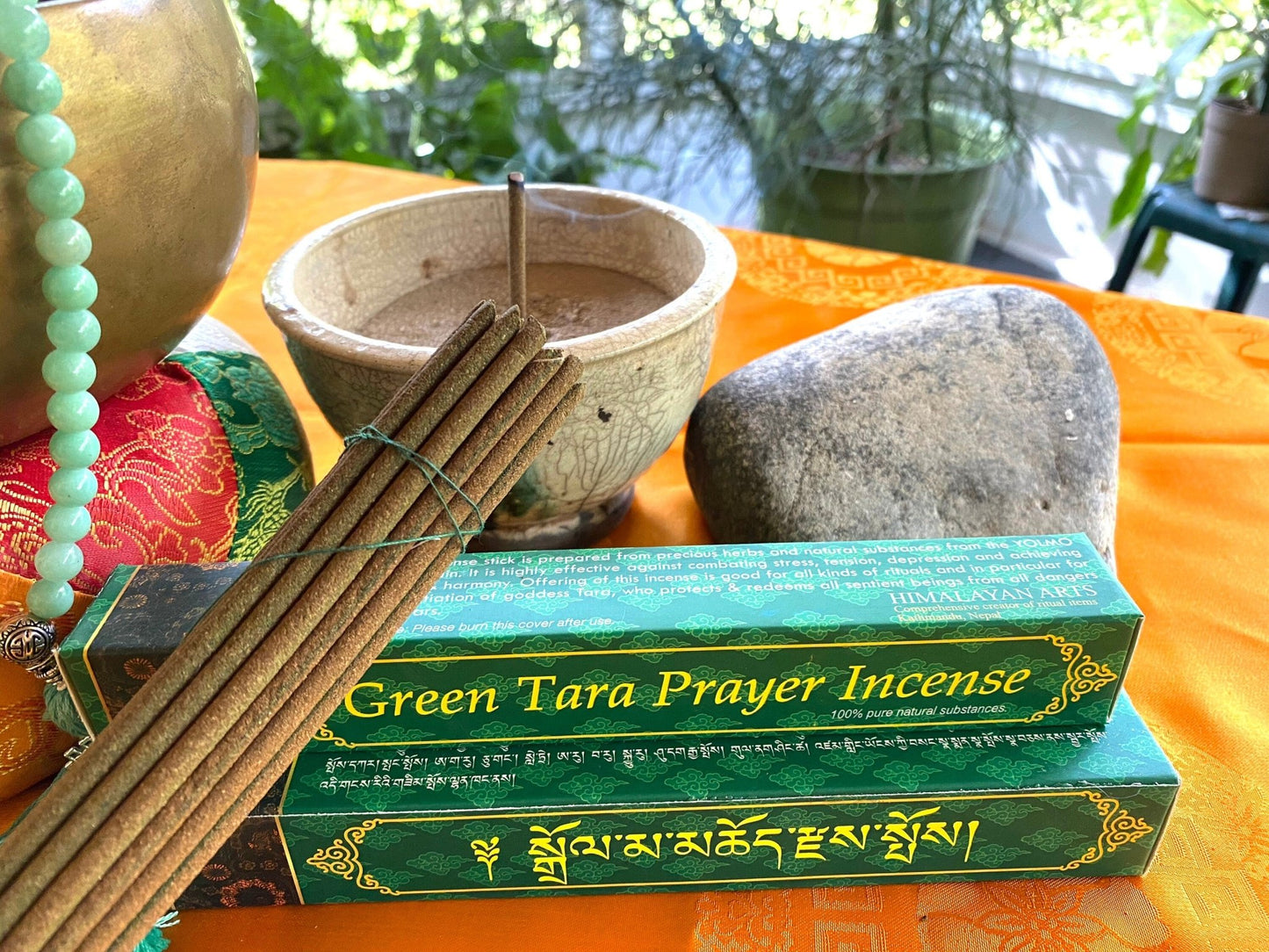 Green Tara Prayer Incense | Tibetan Incense | 21 sticks | Himalayan Arts - The Incense Stick