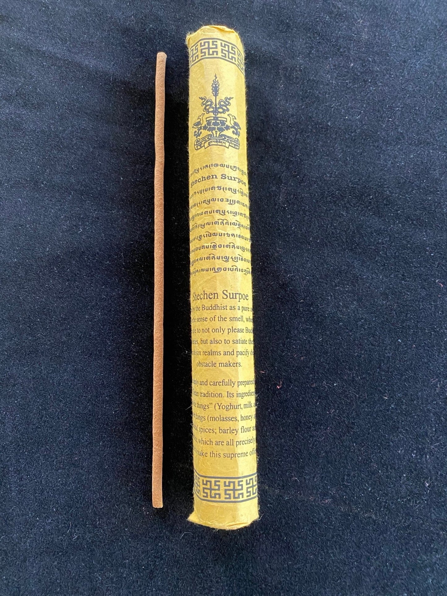 Shechen Serpoe Incense | Nepal | 24 sticks | Sur Poe | Shechen Monastery - The Incense Stick
