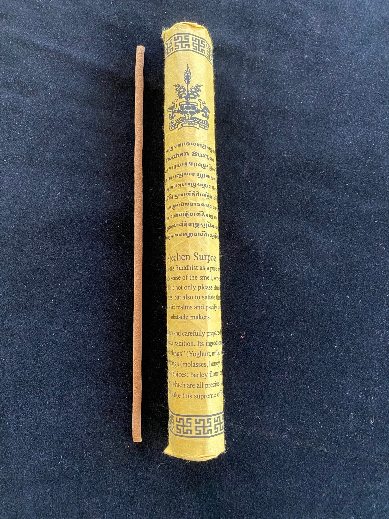 Shechen Serpoe Incense | Nepal | 24 sticks | Sur Poe | Shechen Monastery - The Incense Stick