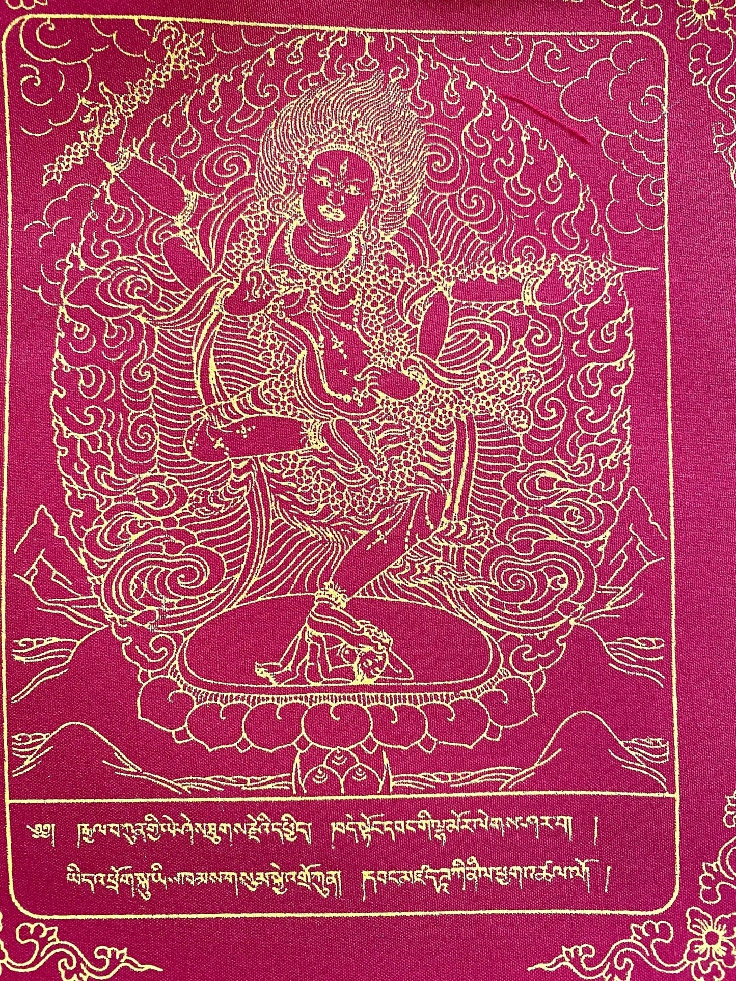 Kurukulle Prayer Flags | Tibetan Prayer Flags | 6in x 7.5in | 1 set of 10 flags | Kurukulla | Red Tara - The Incense Stick