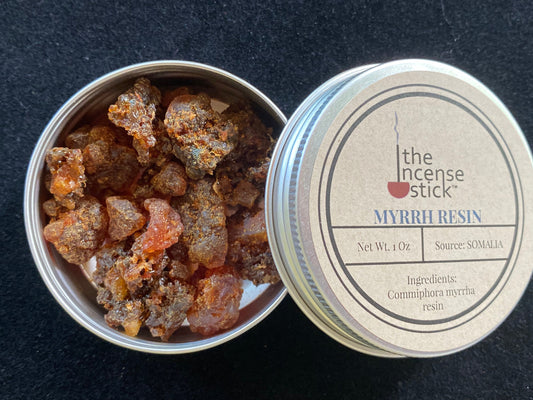 Somalian Myrrh Resin  | 1 ounce | Natural Tree Resin | 100% Natural Commpihora myrrha resin