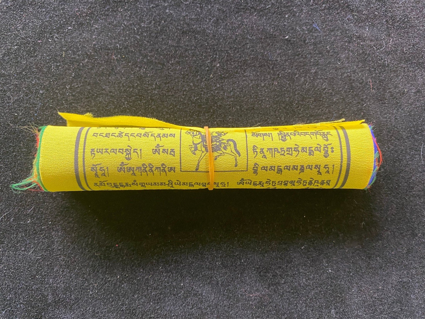 Small Mixed Deity Prayer Flags | Tibetan Prayer Flags | 5in x 6in | 1 set of 10 flags - The Incense Stick