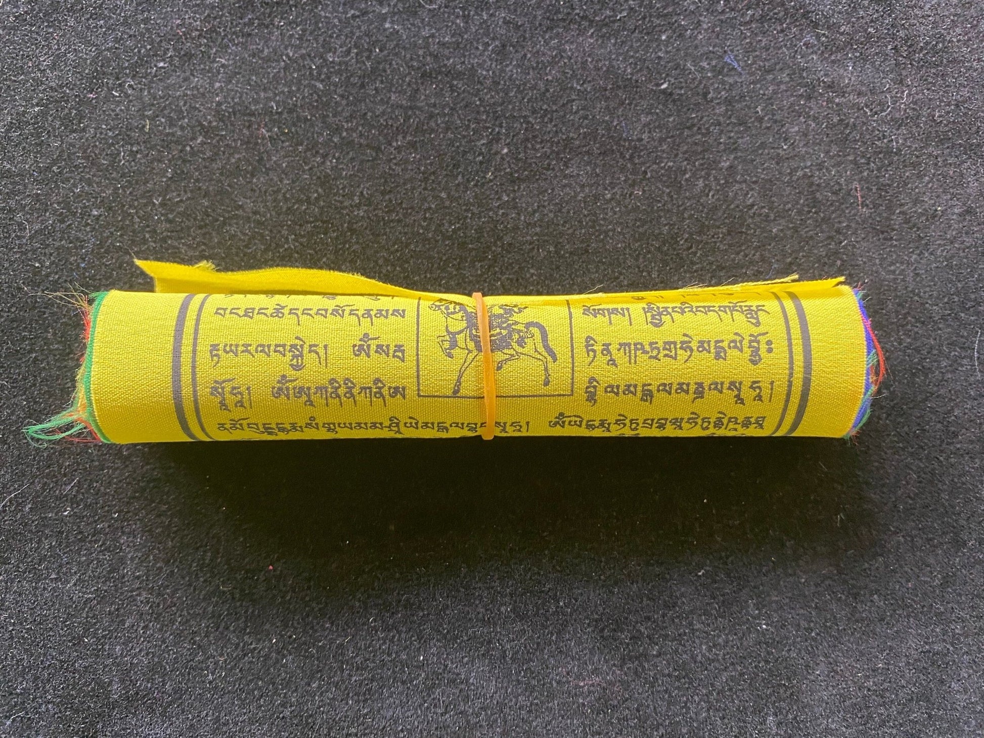 Small Mixed Deity Prayer Flags | Tibetan Prayer Flags | 5in x 6in | 1 set of 10 flags - The Incense Stick