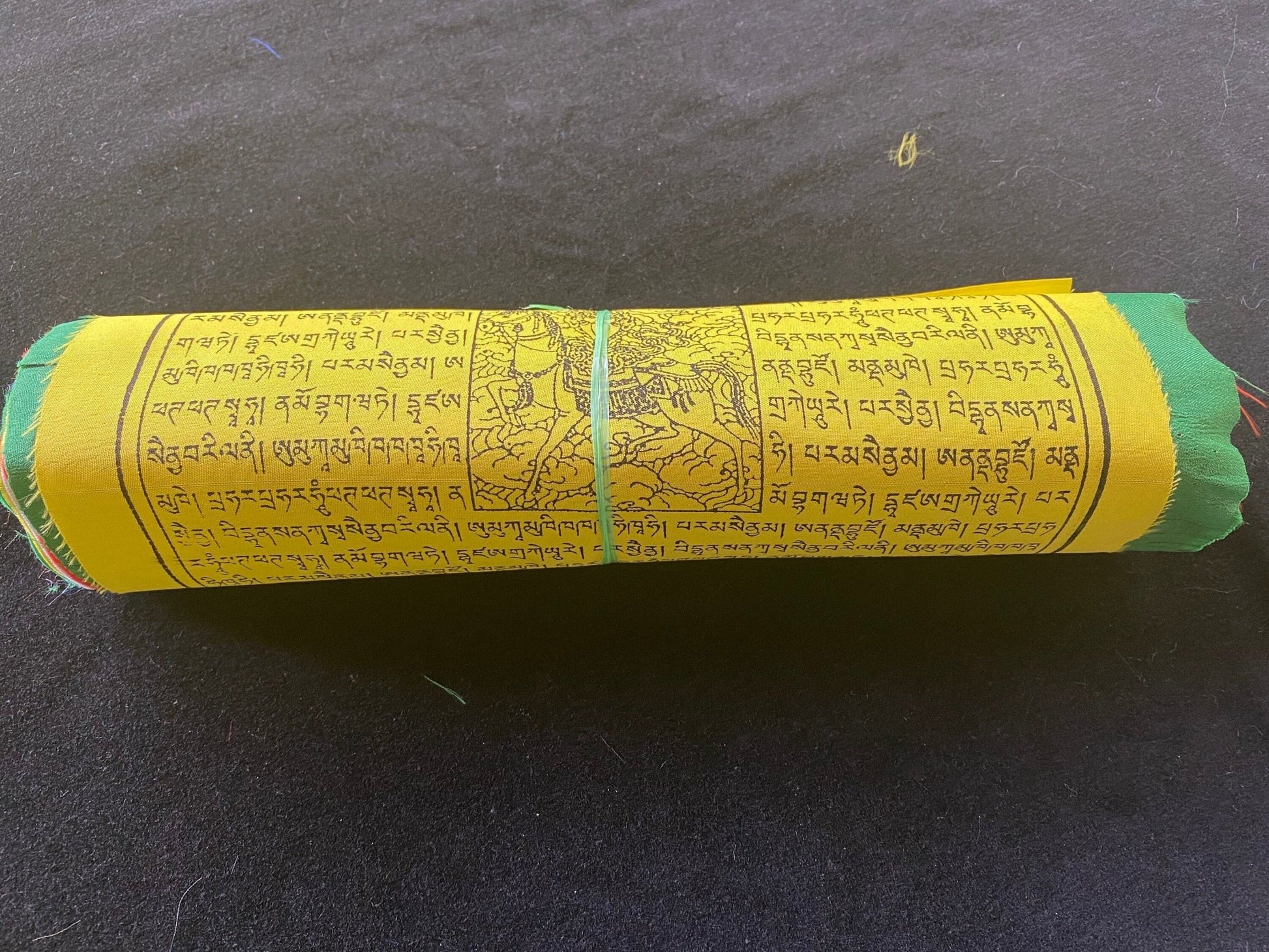 Mixed Deity Prayer Flags | Tibetan Prayer Flags | 9in x 12in | 1 set of 25 flags | Good Quality - The Incense Stick