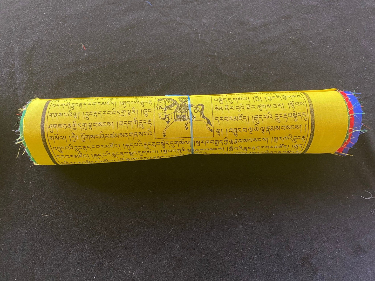 Mixed Deity Prayer Flags | Tibetan Prayer Flags | 13in x 16in | 1 set of 25 flags | VERY LARGE - The Incense Stick