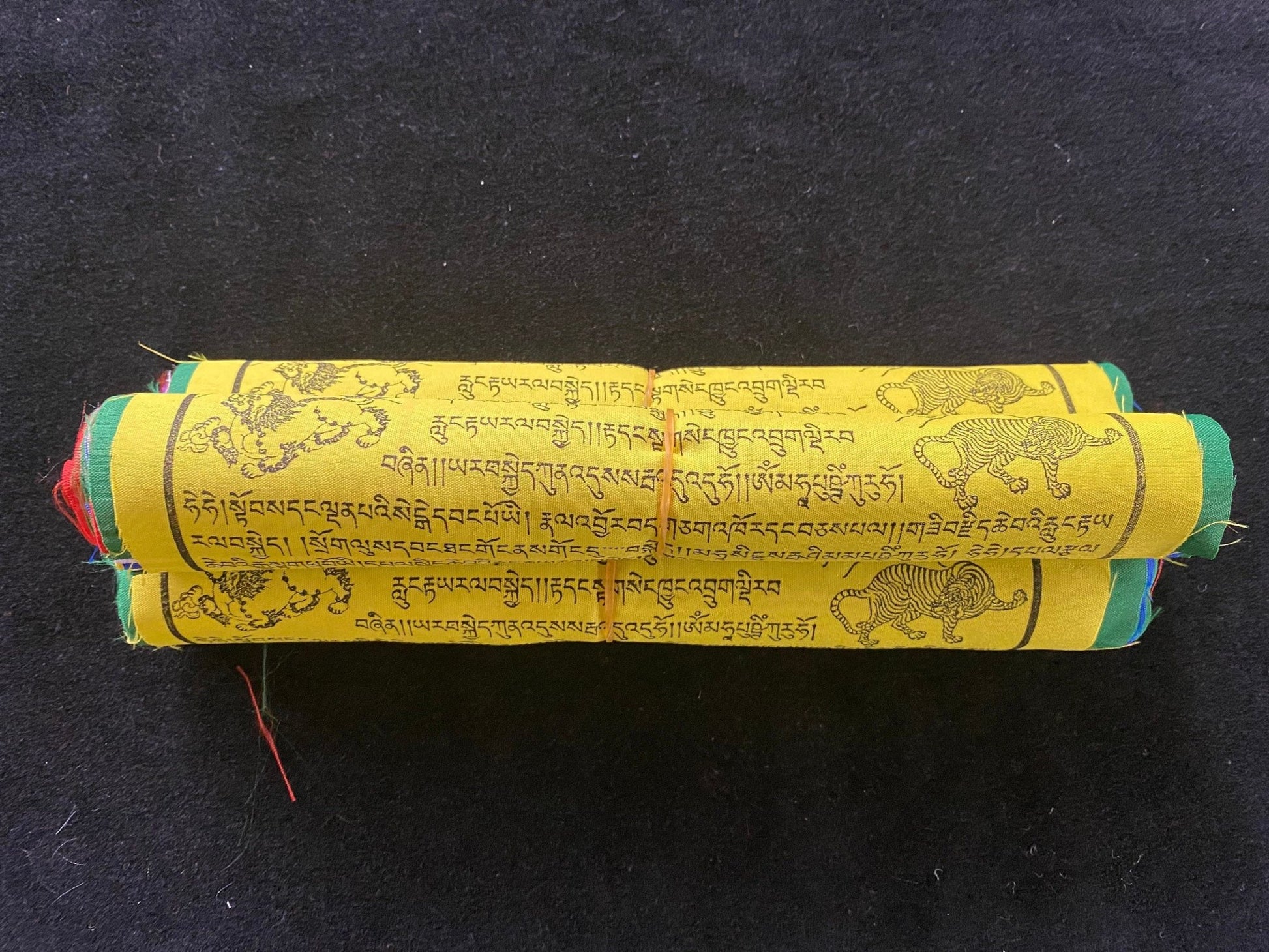 Mixed Deity Prayer Flags | Tibetan Prayer Flags | 8in x 9in | 1 set of 10 flags - The Incense Stick