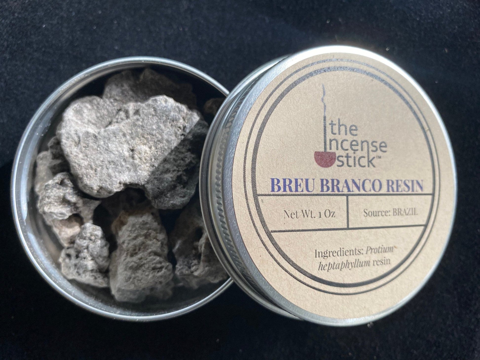 Breu Branco Resin | 1 ounce | Natural Tree Resin | 100% Natural Protium heptaphyllum resin | Brazilian White Breu | Breu Claro | Incense - The Incense Stick