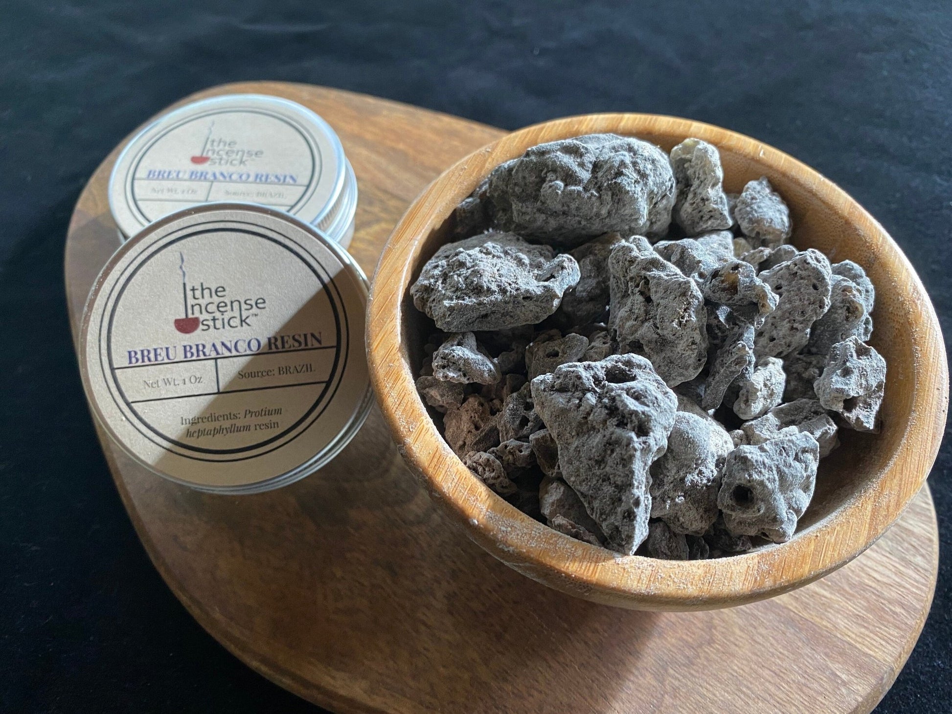 Breu Branco Resin | 1 ounce | Natural Tree Resin | 100% Natural Protium heptaphyllum resin | Brazilian White Breu | Breu Claro | Incense - The Incense Stick