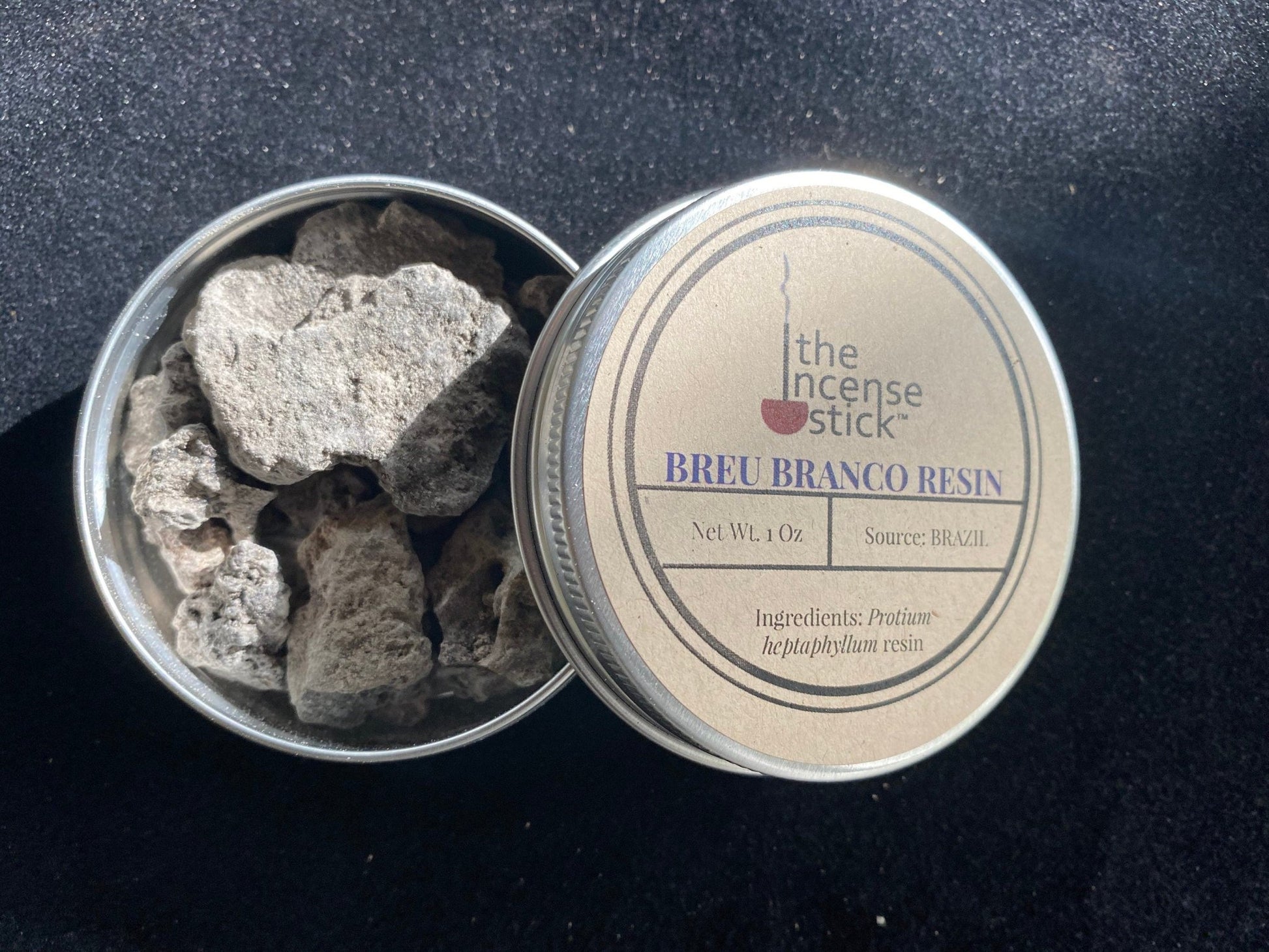 Breu Branco Resin | 1 ounce | Natural Tree Resin | 100% Natural Protium heptaphyllum resin | Brazilian White Breu | Breu Claro | Incense - The Incense Stick
