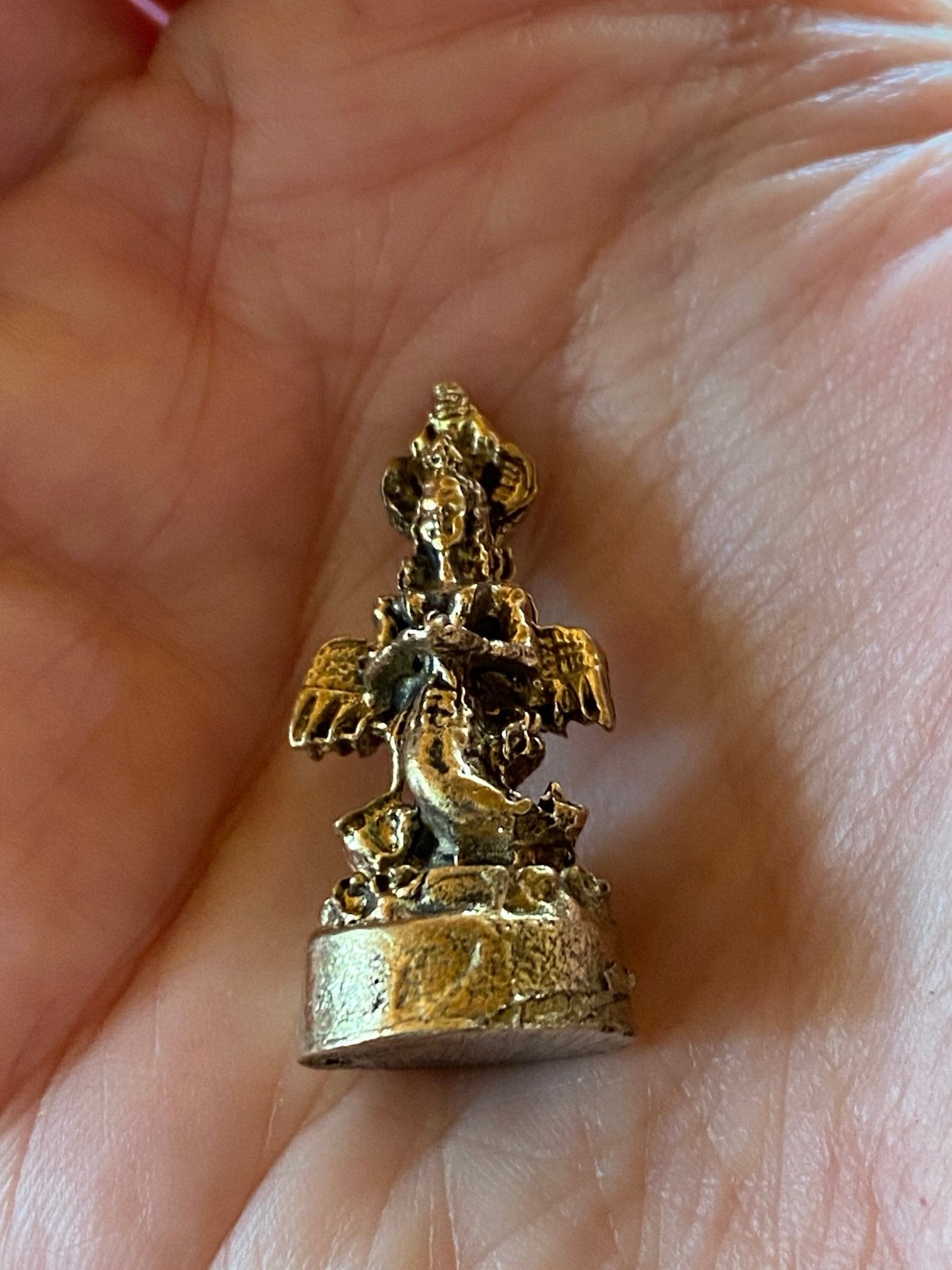 Tiny Naga Kanya Statue | Handmade | 1.25 inches by .50 inches | Guardian Goddess of the Three Realms - The Incense Stick