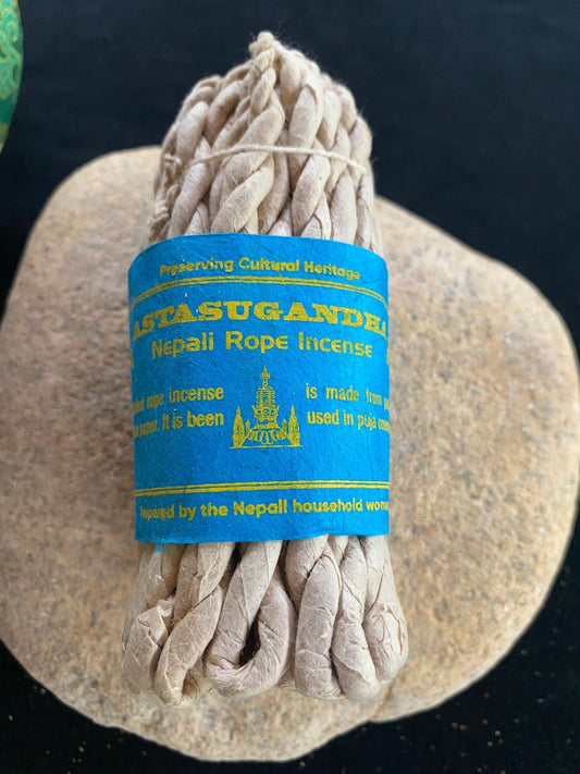Astasugandha Nepali Rope Incense | 50 ropes | 4 inches | Herbal Dhoop - The Incense Stick
