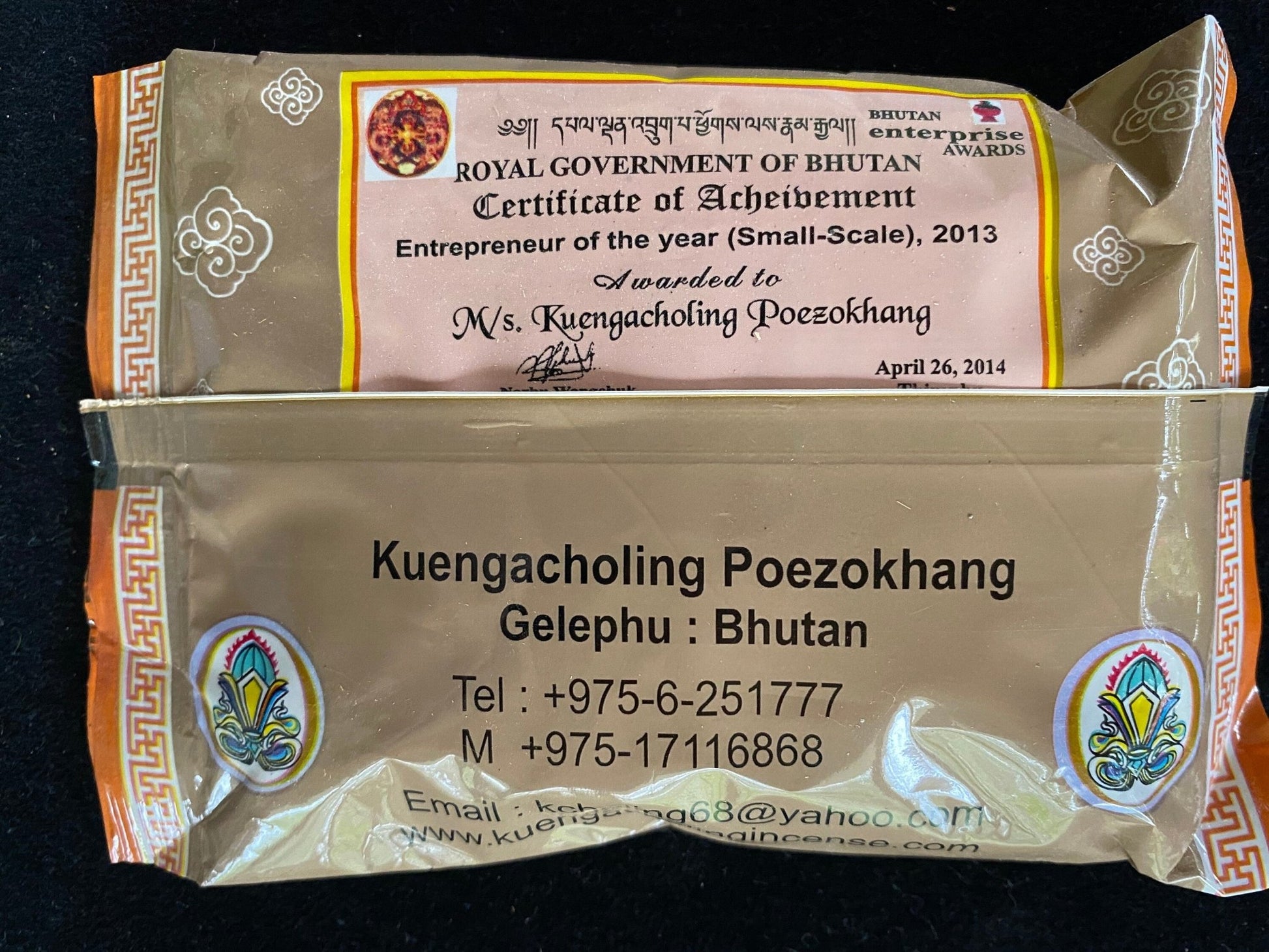 Drib - Sang Powder| Bhutanese Incense Powder | 70 grams | Kuengacholing - The Incense Stick