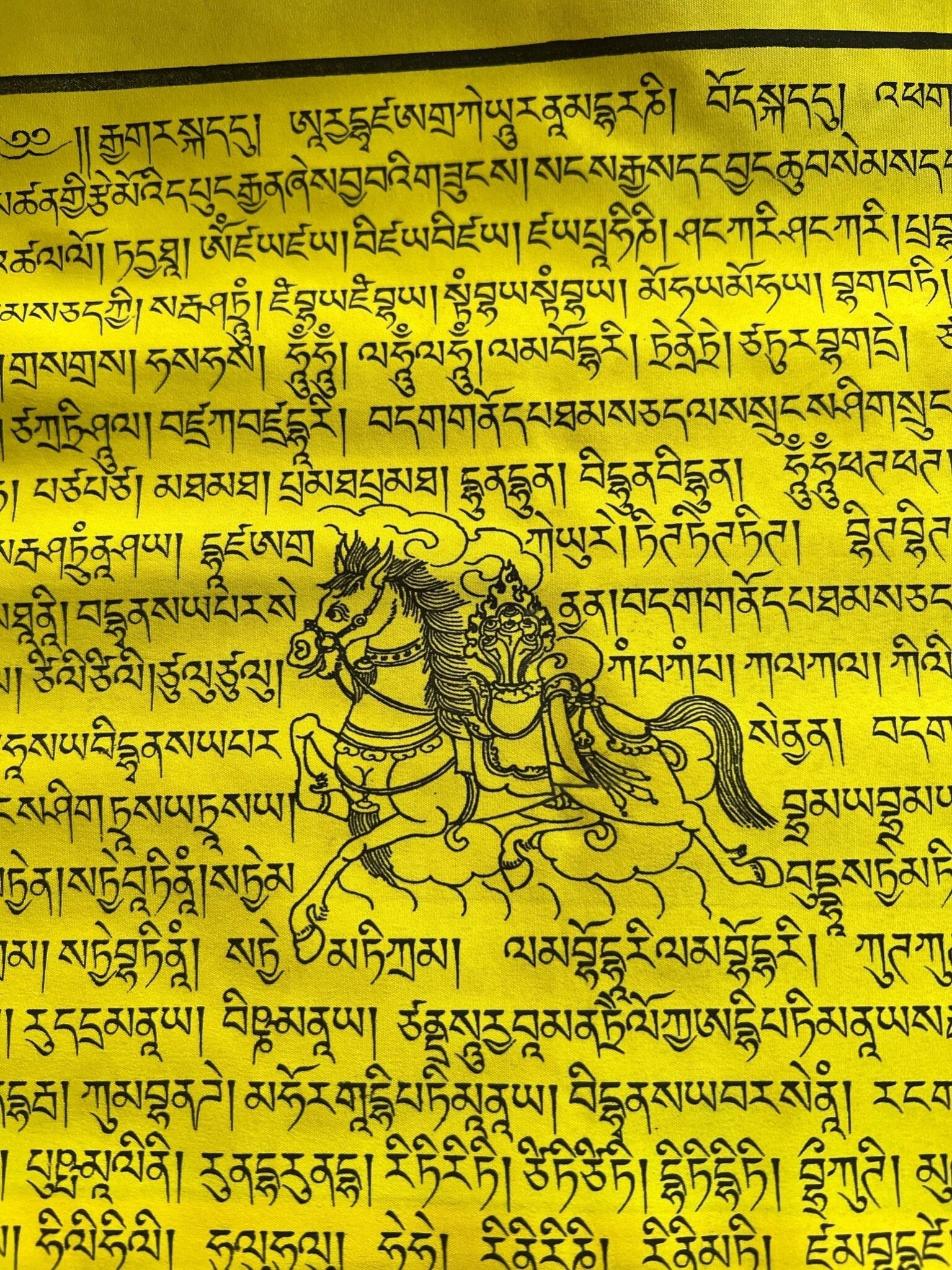 Gyaltsen Tsenmö | Tibetan Prayer Flags | 13 x 13 | Set of 25 | Victory Banner - The Incense Stick