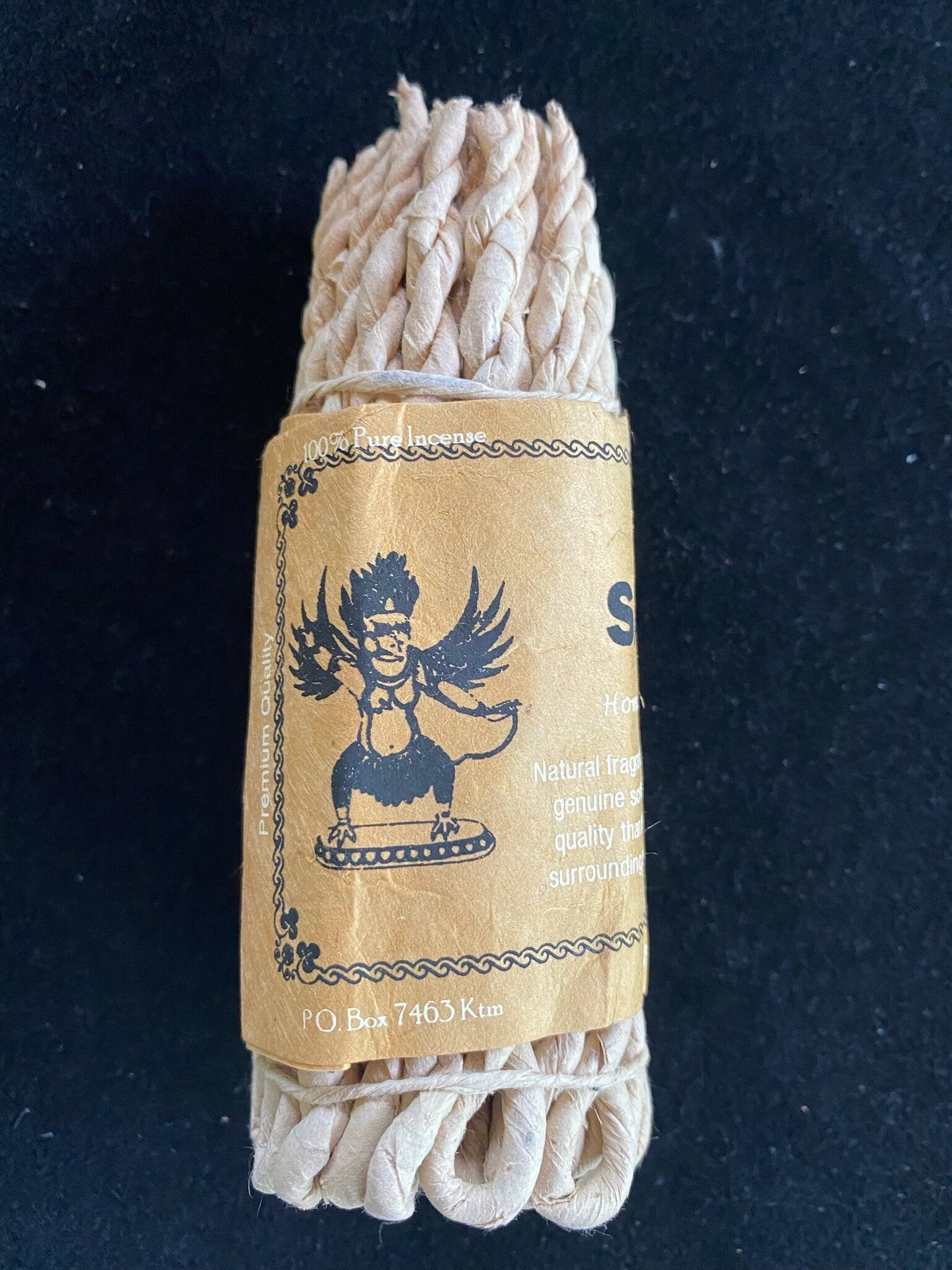 Sandalwood Nepali Rope Incense | 50 ropes | 4 inches | Herbal Dhoop - The Incense Stick