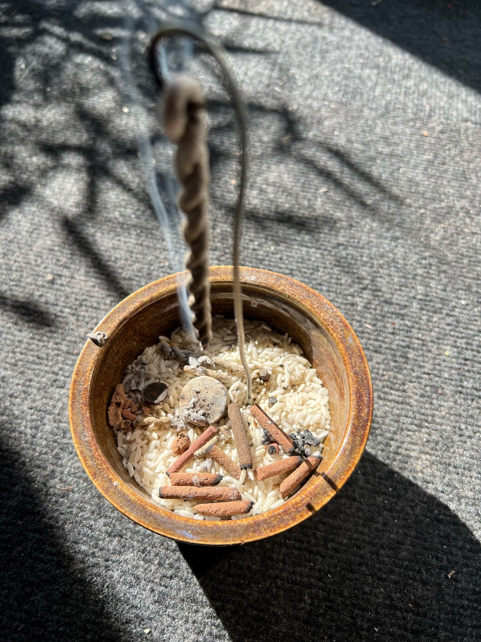 Frankincense Nepali Rope Incense | Tibetan Incense | 50 ropes | 4.0 inches | Herbal Dhoop | - The Incense Stick