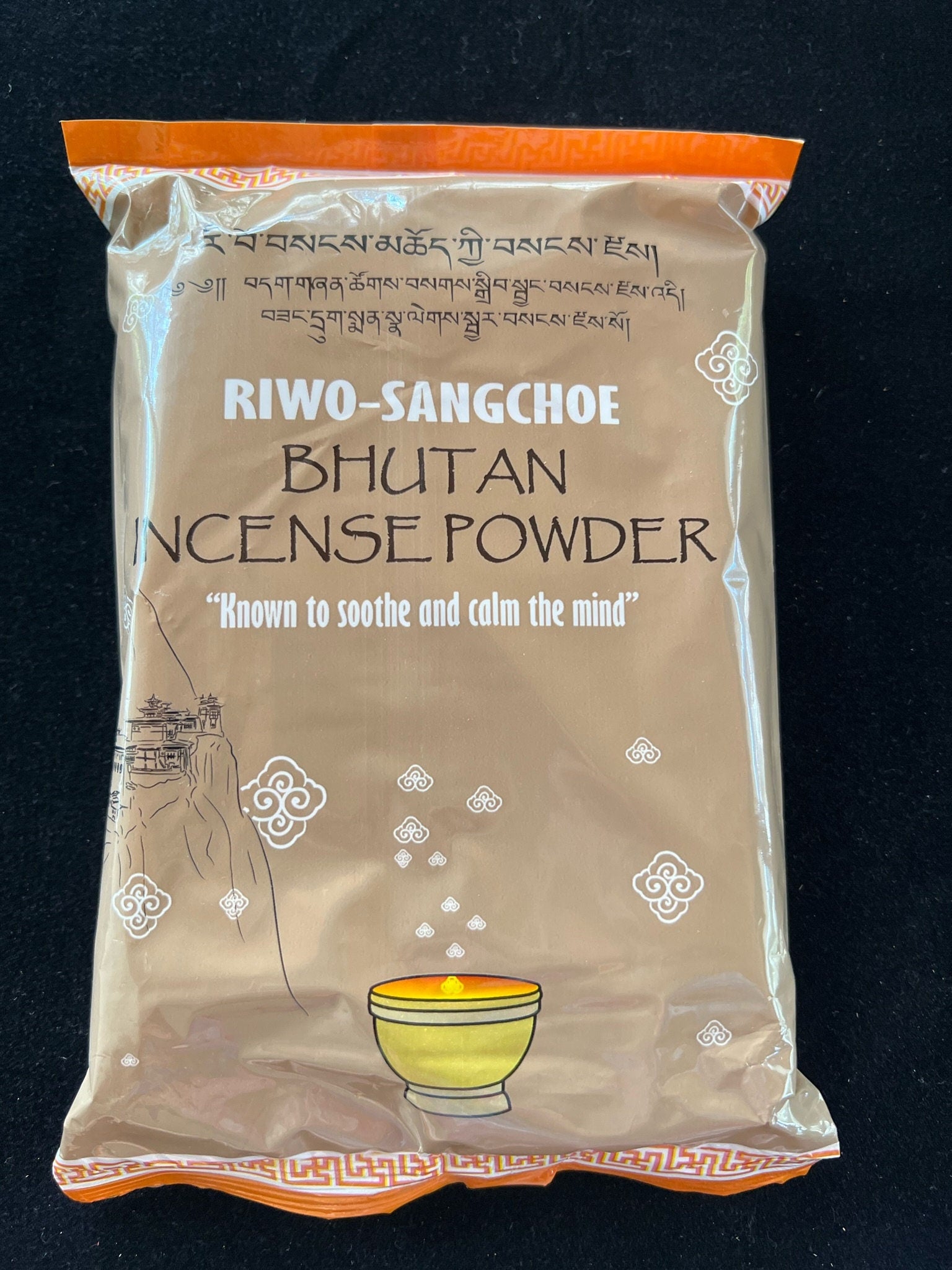 Riwo Sangchoe Bhutanese Incense powder | Tibetan Incense | Aprox 300 grams | Riwo Sangcho | Kuengacholing - The Incense Stick