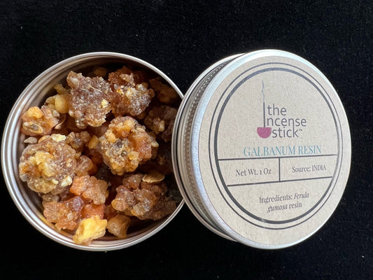 Galbanum Gum | 1 ounce | Natural Tree Resin | 100% Natural | Ferula gumosa | India | Incense - The Incense Stick