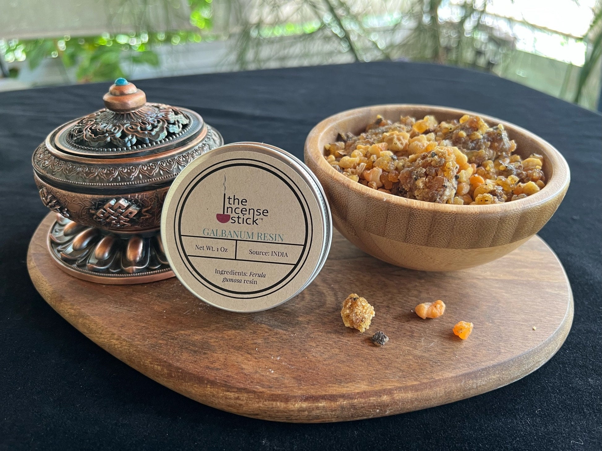 Galbanum Gum | 1 ounce | Natural Tree Resin | 100% Natural | Ferula gumosa | India | Incense - The Incense Stick