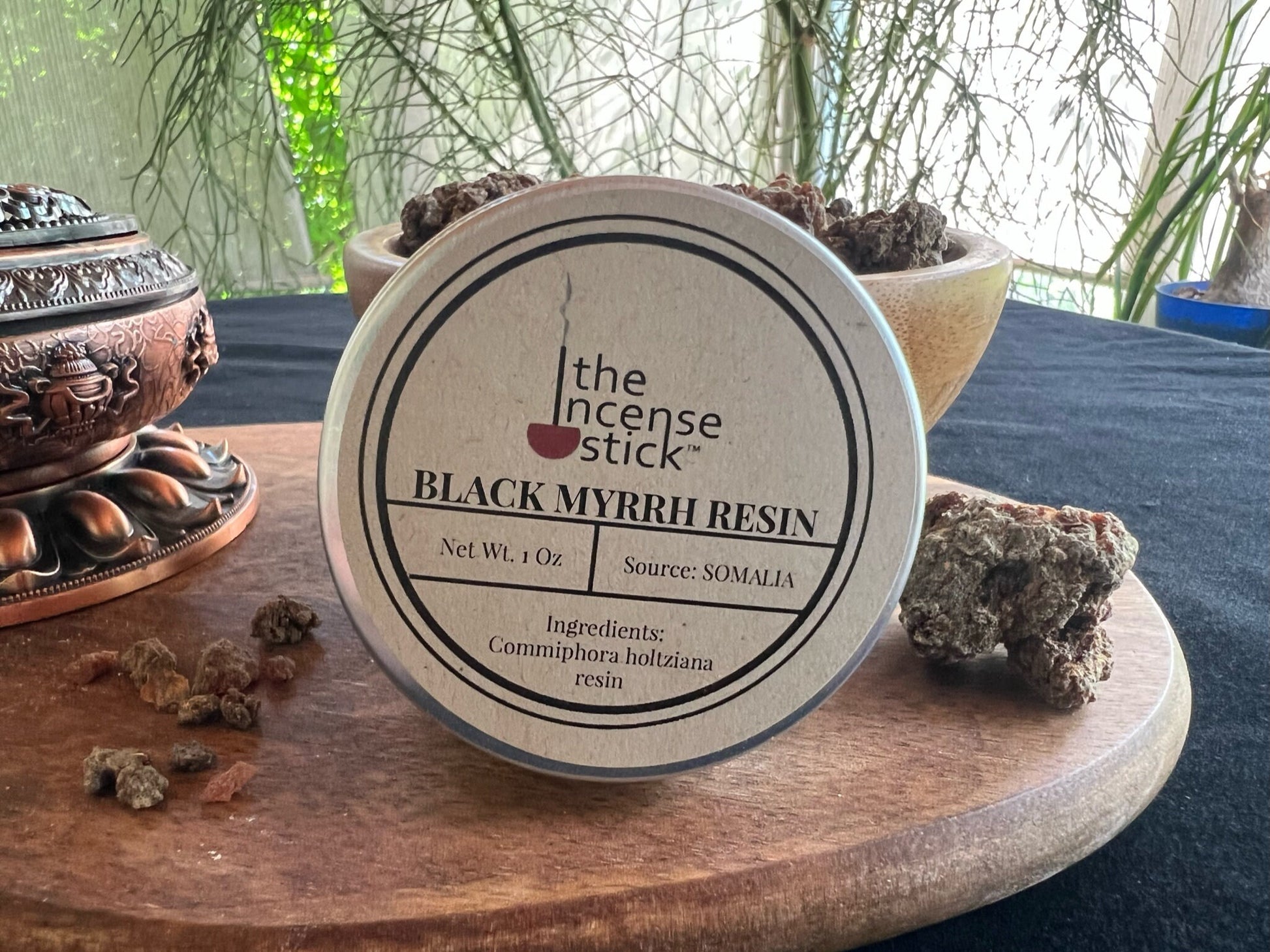 Black Myrrh Resin | Commiphora kataf | 1 ounce | Natural Tree Resin | Somalia | Premium Quality Myrrh Resin | Wildcrafted Myrrh Gum|