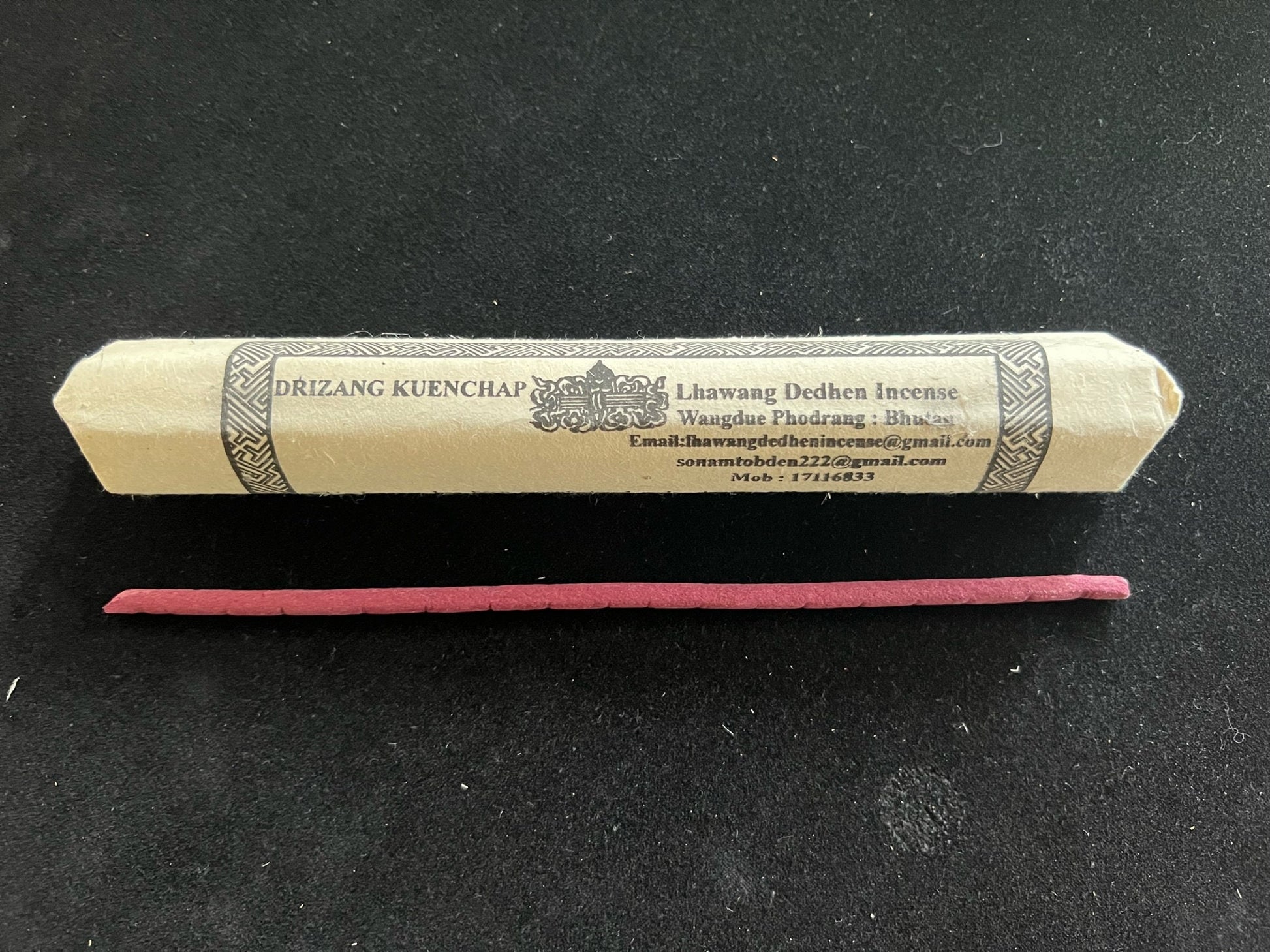 Drizang Kuenchap Incense | Tibetan Incense | 25 sticks | Lhawang Dedhen Incense - The Incense Stick