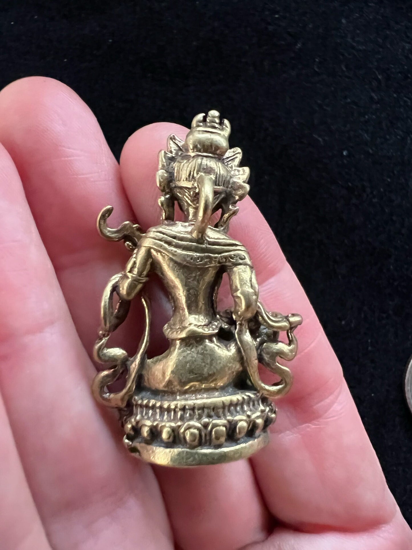 Small Saraswati Statue | Handmade | 1.75 inches by 1 inches | - The Incense Stick