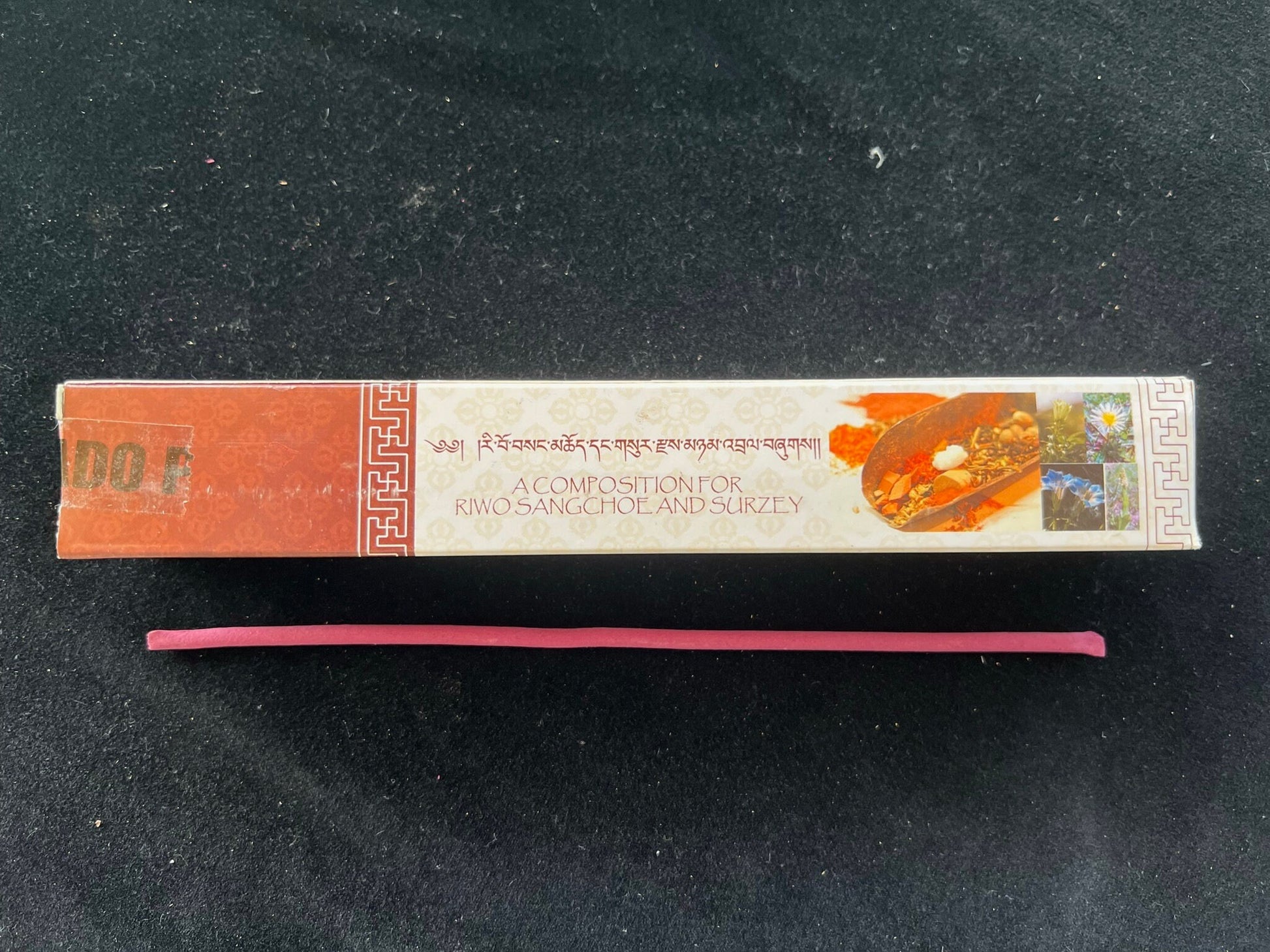 Nado Riwo Sangchoe Incense Red | Bhutanese Incense | 35 sticks | Pure Natural Incense | Nado Poizokhang | For Riwo Sangchoe and Surzey - The Incense Stick
