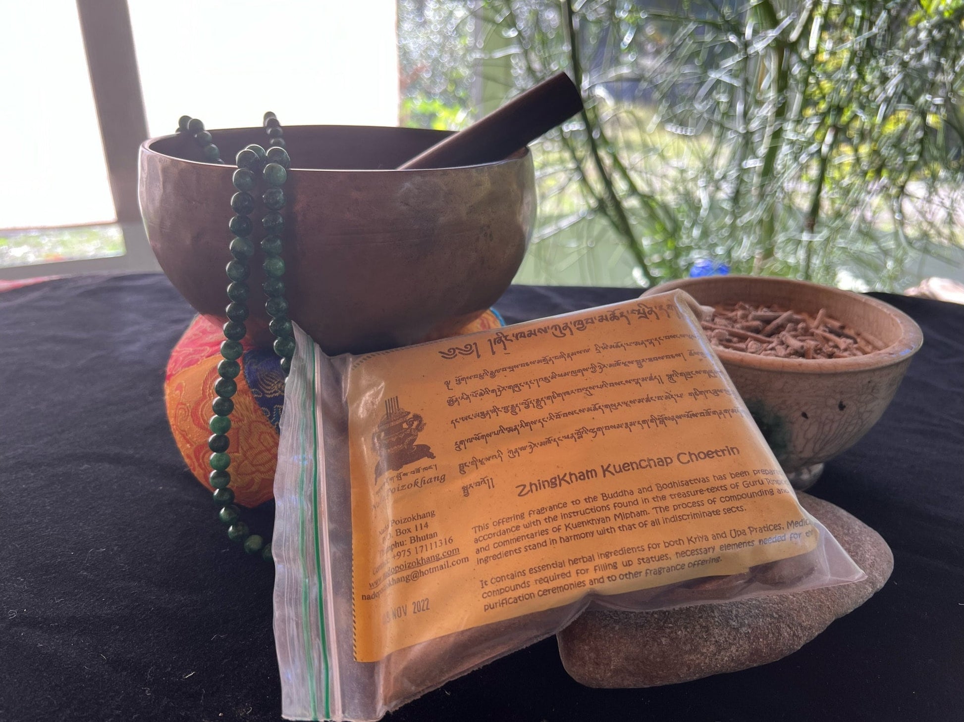 Nado Zhingkham Kuenchap Choetrin Powder Incense | Bhutanese Incense | 250 grams | Pure Incense | Nado Poizokhang - The Incense Stick