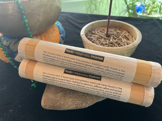 Nado Happiness Incense Grade A | Bhutanese Incense | 30 sticks | Pure Natural Incense | Nado Poizokhang - The Incense Stick
