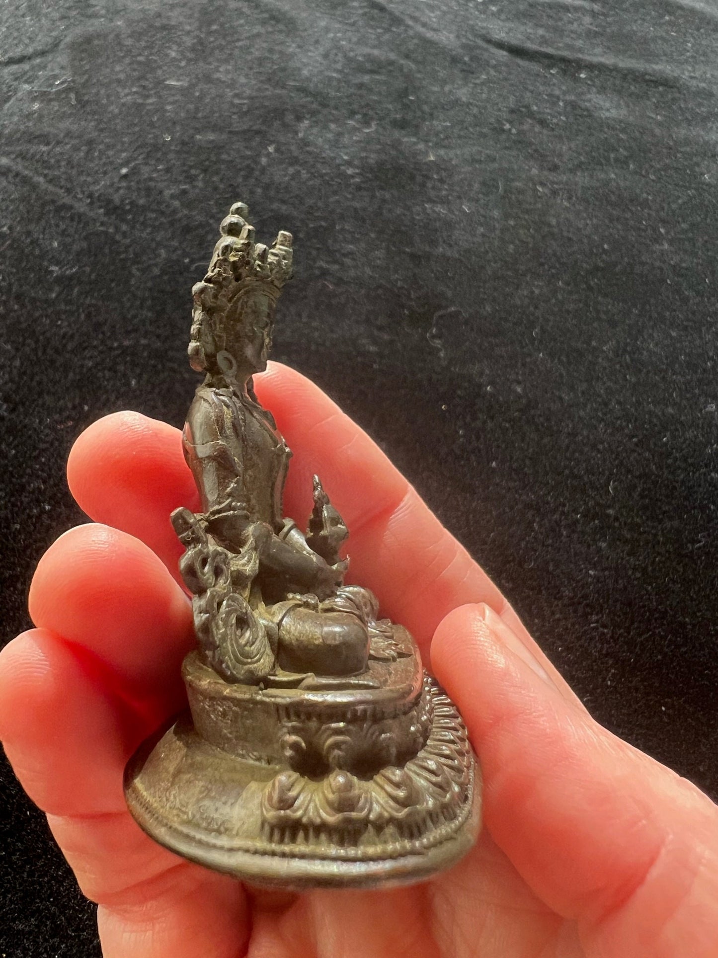 Deluxe Small Amitayus Statue | Handmade |2.5 inches | Buddha of Boundless Life | Longevity - The Incense Stick