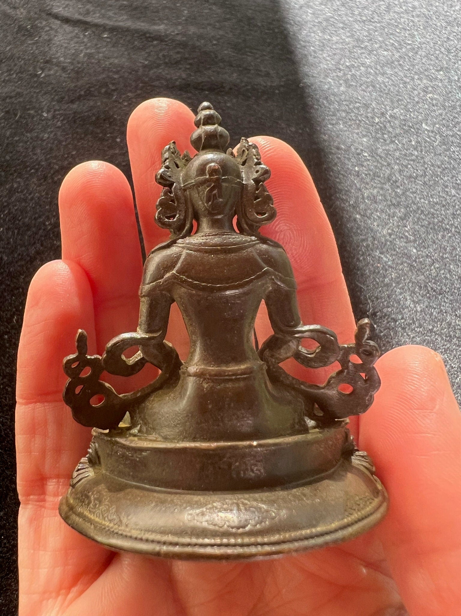 Deluxe Small Amitayus Statue | Handmade |2.5 inches | Buddha of Boundless Life | Longevity - The Incense Stick