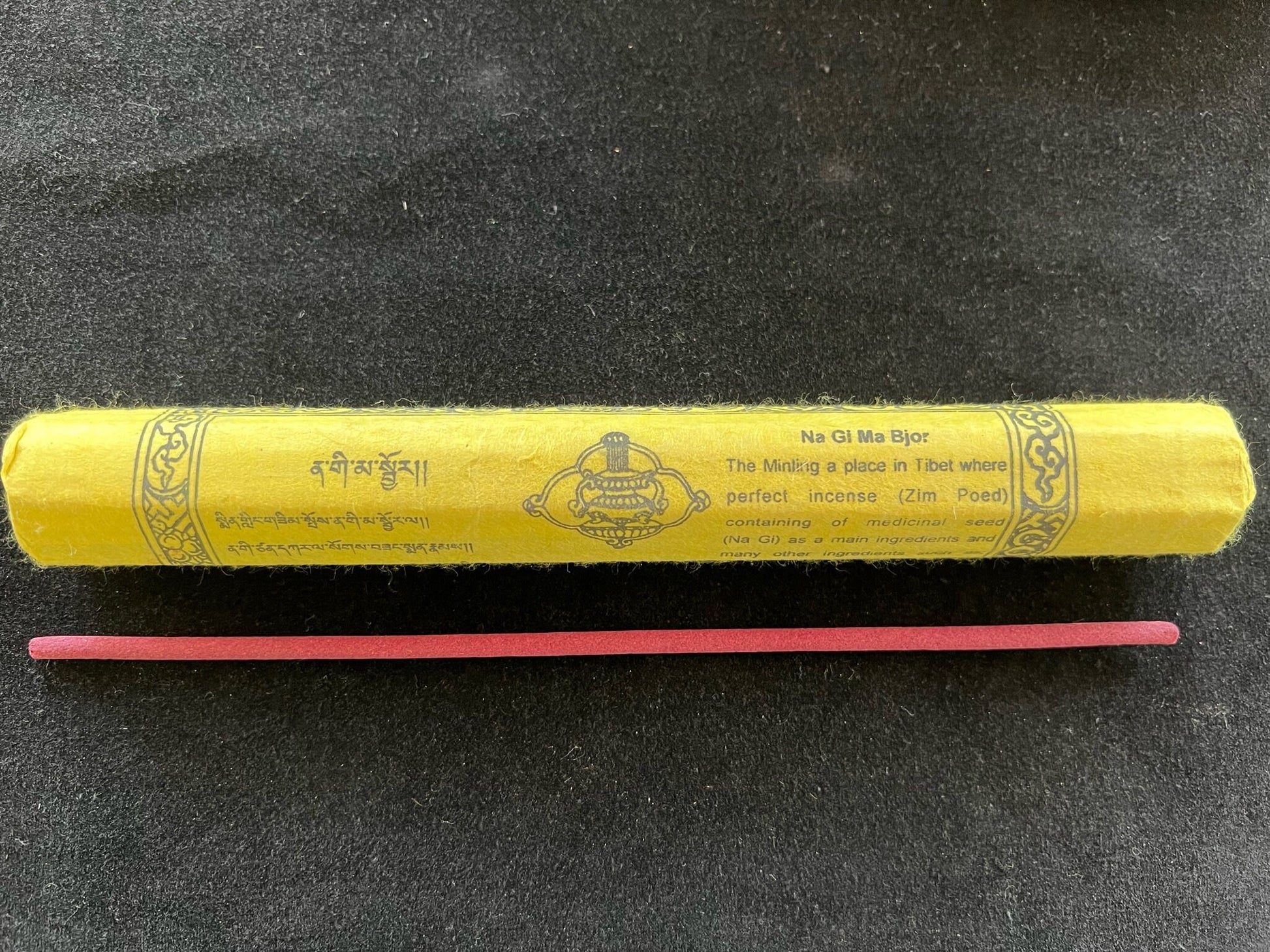 Na Gi Ma Bjor Incense | Bhutanese Himalayan Style Incense | 30 sticks | 9 inches | Chimi Incense - The Incense Stick