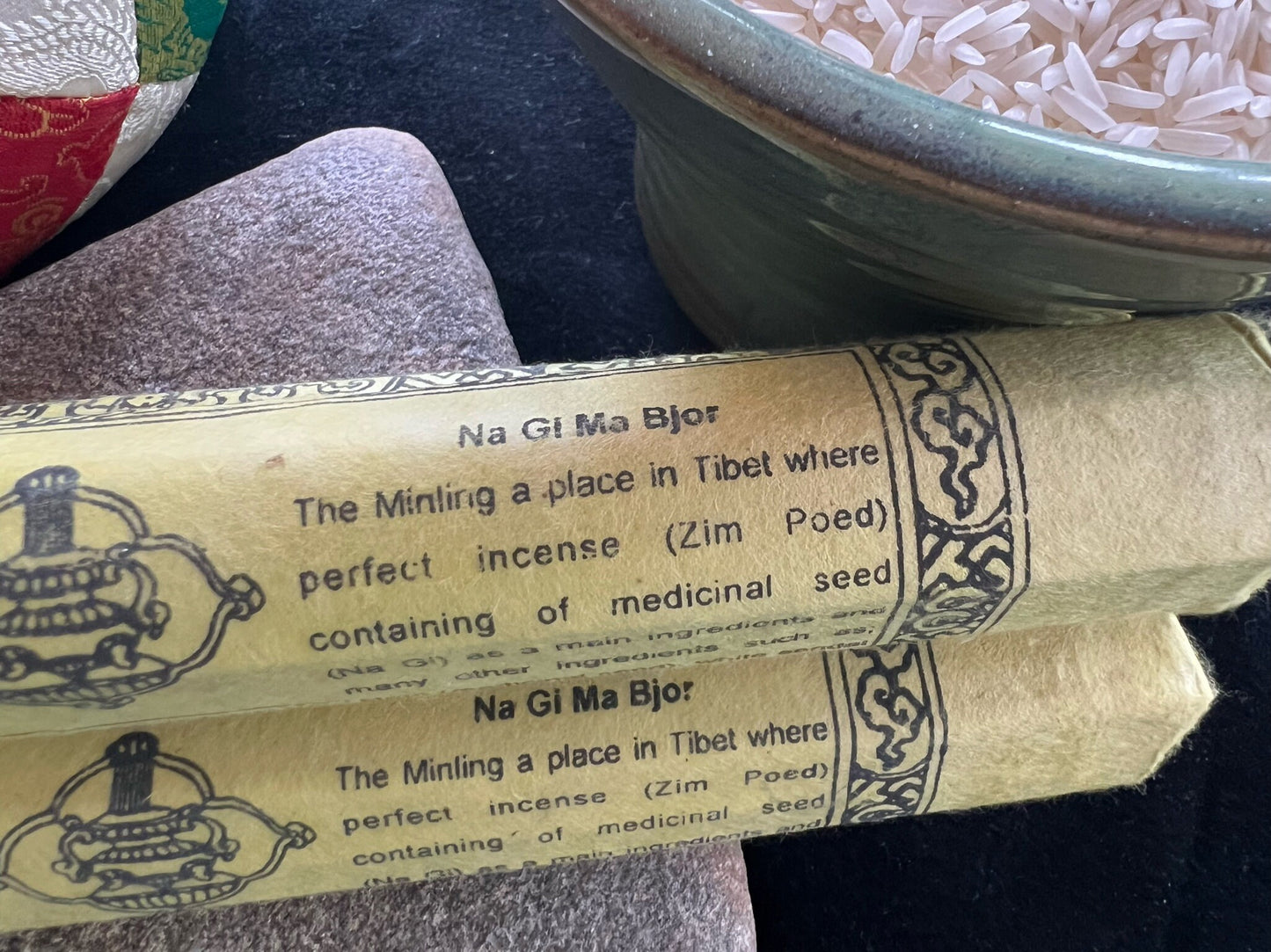 Na Gi Ma Bjor Incense | Bhutanese Himalayan Style Incense | 30 sticks | 9 inches | Chimi Incense - The Incense Stick