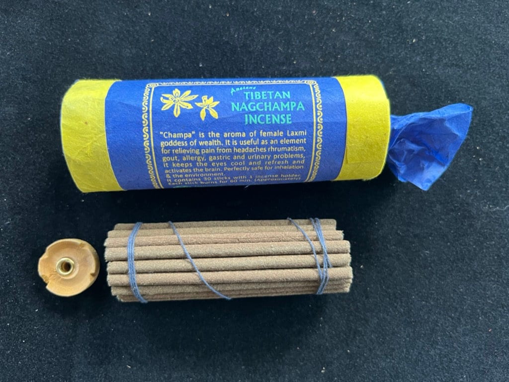 Ancient Tibetan Nag Champa Incense | Tibetan Incense | 30 sticks | w/ Mini Incense Holder - The Incense Stick