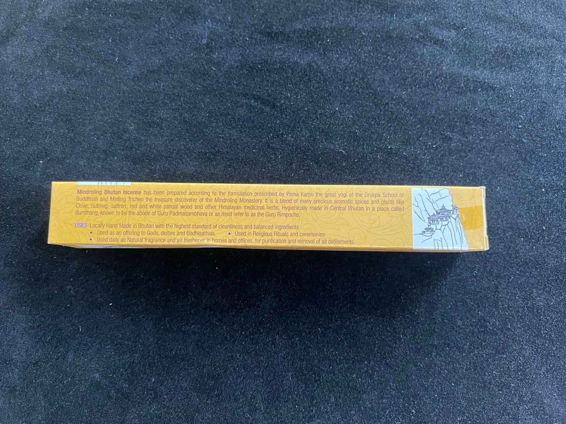 Mindroling Incense | Bhutanese Incense | 30 sticks | 8 inches | Bhutan Jewel Incense House - The Incense Stick