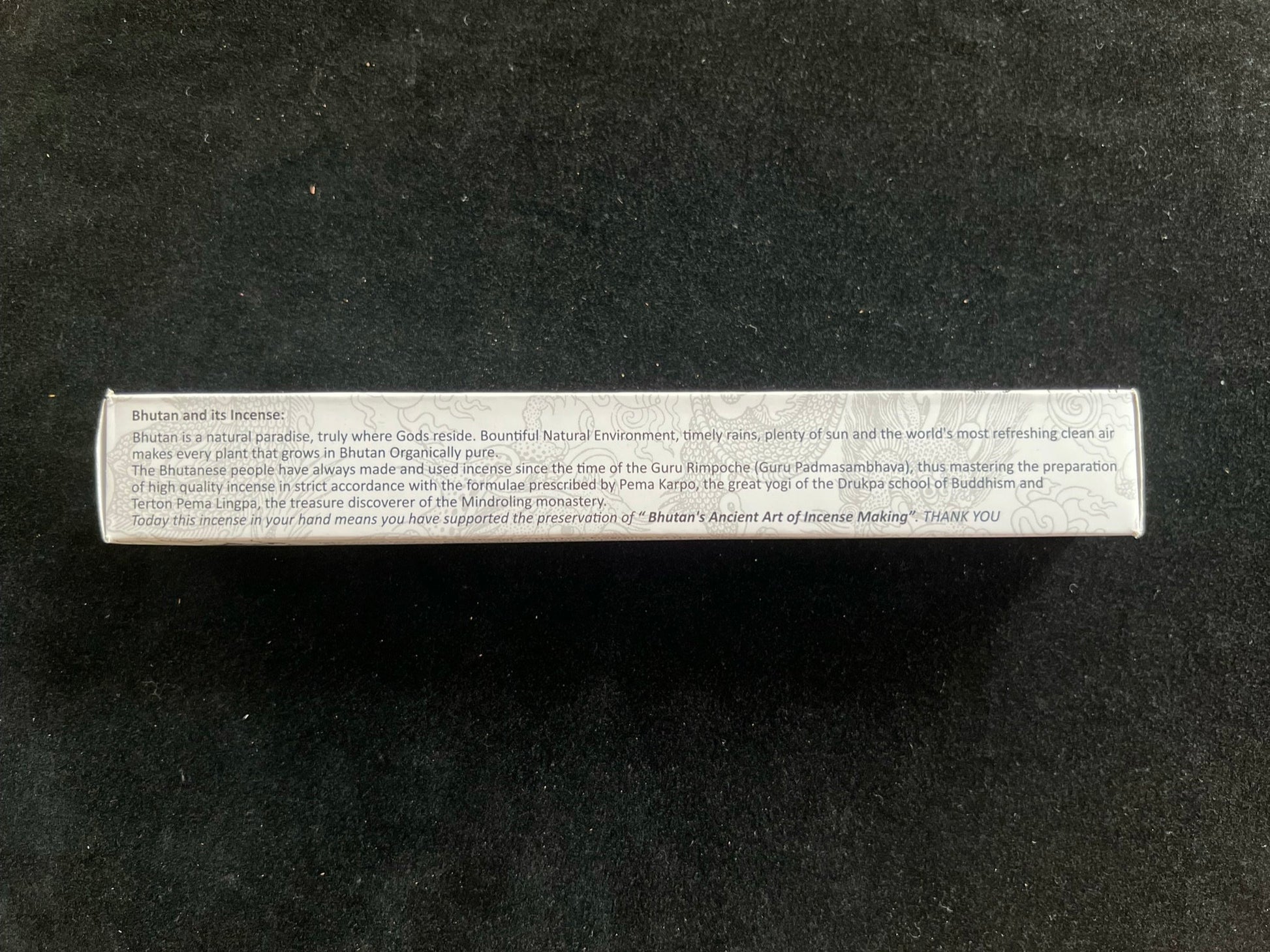 The Lost Fragrance of the Mountain Gods (LhaYul) Incense | Bhutanese Incense | 30 sticks | 8.5 inches | Bhutan Jewel Incense House - The Incense Stick