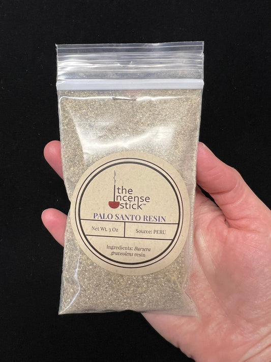 Palo Santo Resin Powder | 3 ounces | Natural Tree Resin | Peru | Premium Quality Palo Santo Resin | Incense - The Incense Stick
