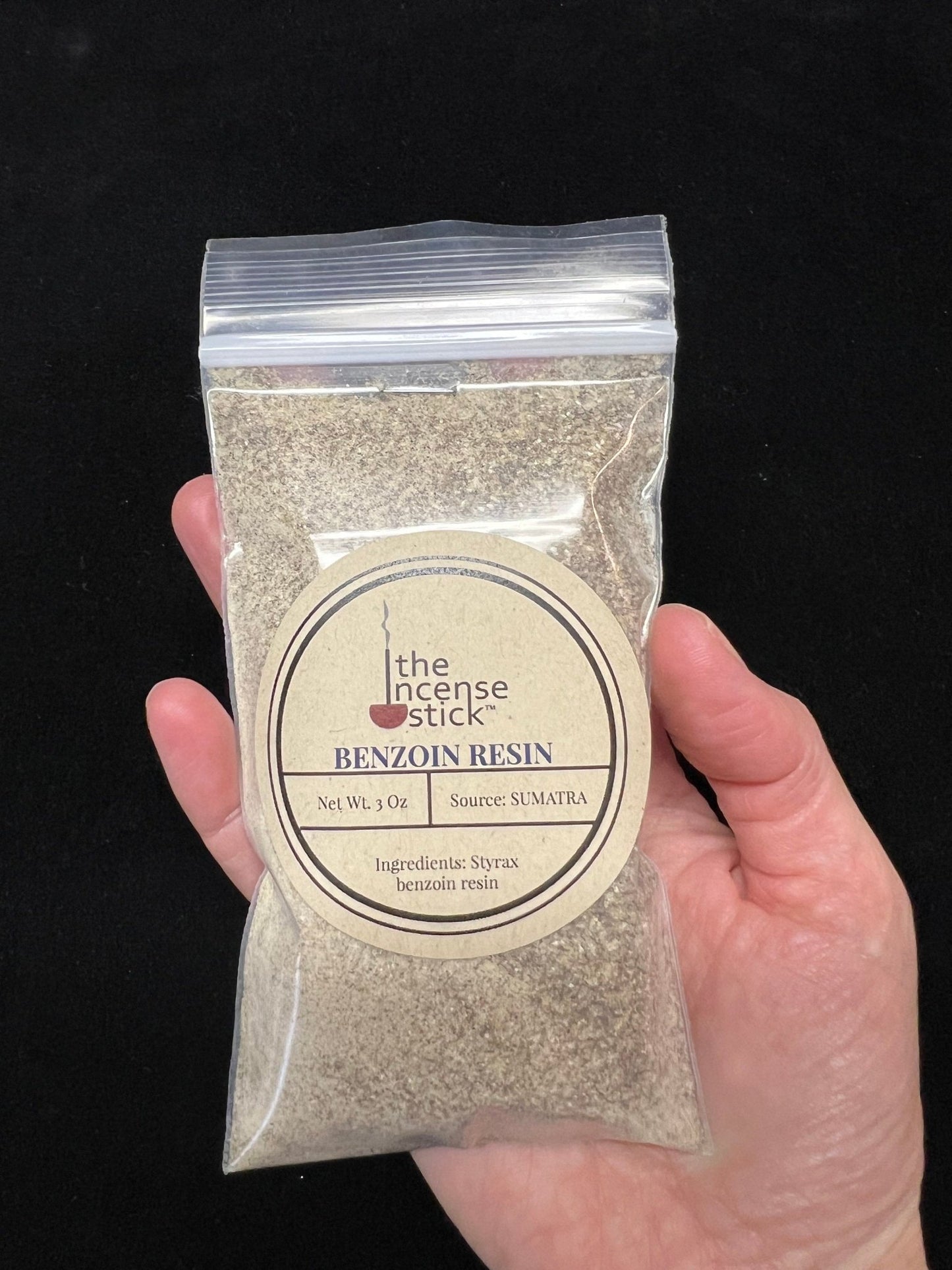 Benzoin Resin Powder | 3 ounces | Natural Tree Resin | 100% Natural Styrax benzoin resin | Sumatran Benzoin | Incense - The Incense Stick