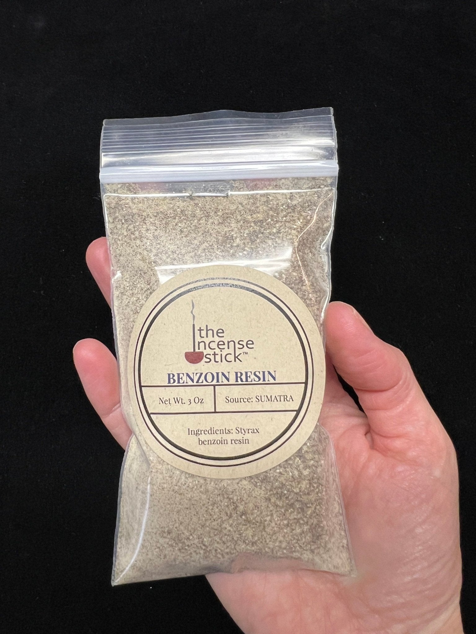 Benzoin Resin Powder | 3 ounces | Natural Tree Resin | 100% Natural Styrax benzoin resin | Sumatran Benzoin | Incense - The Incense Stick