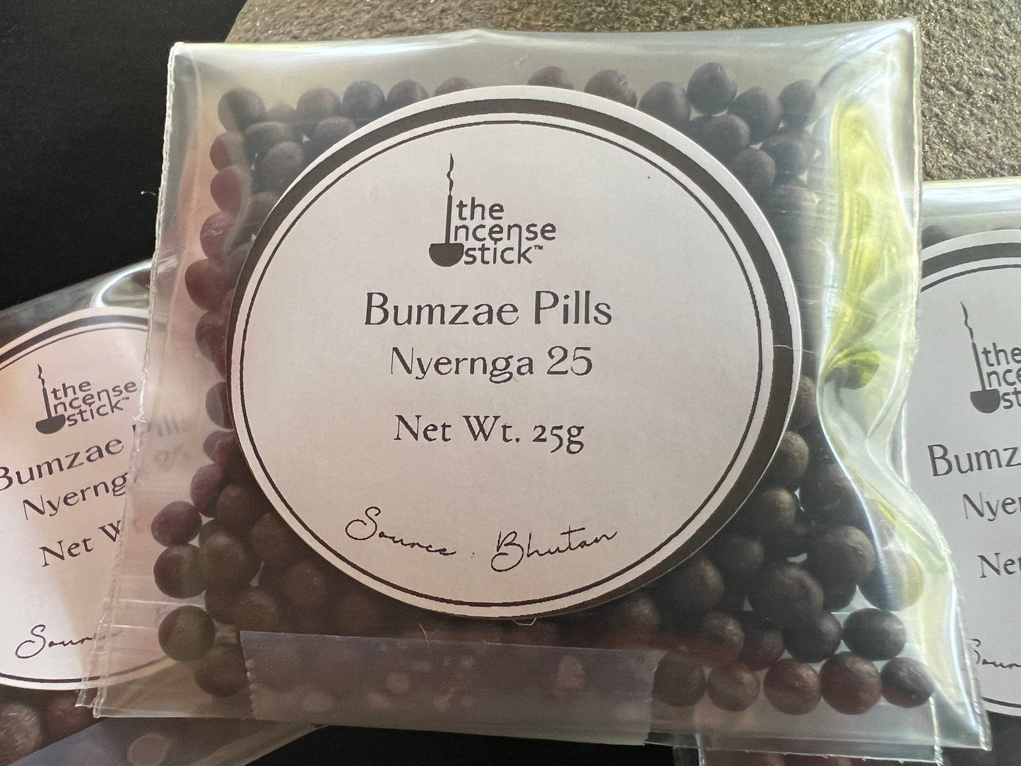 Bumzae Nyernga 25 Pills | 25 grams | Bhutan - The Incense Stick