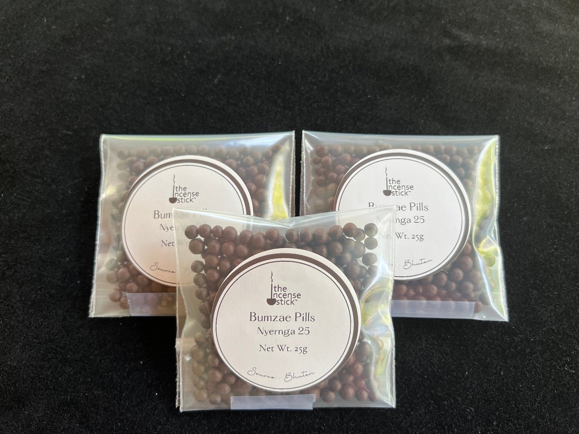 Bumzae Nyernga 25 Pills | 25 grams | Bhutan - The Incense Stick