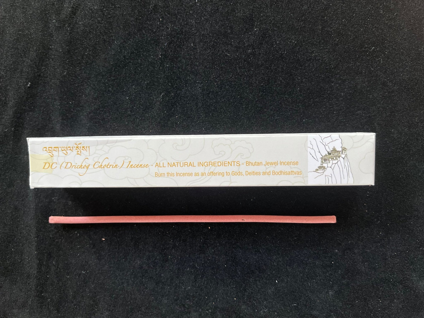 DC (Drichog Chotrin) Incense for Calm and Peace | Bhutanese Incense | 28 sticks | 8.5 inches - The Incense Stick