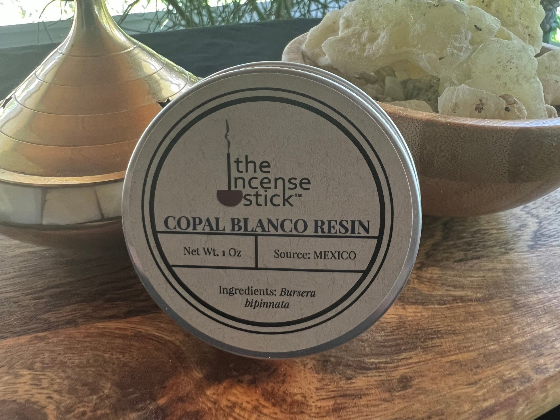 Copal Blanco Resin | 1 ounce | Natural Tree Resin | 100% Natural Copal resin | Mexico | White Copal | Incense - The Incense Stick