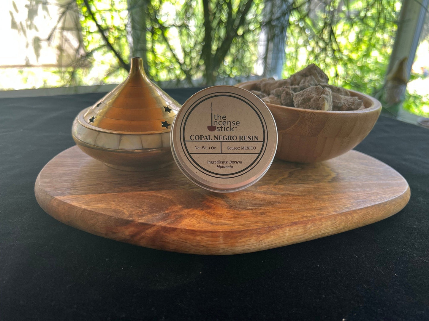 Copal Negro Resin | 1 ounce | Natural Tree Resin | 100% Natural Copal resin | Mexico | Black Copal | Incense - The Incense Stick