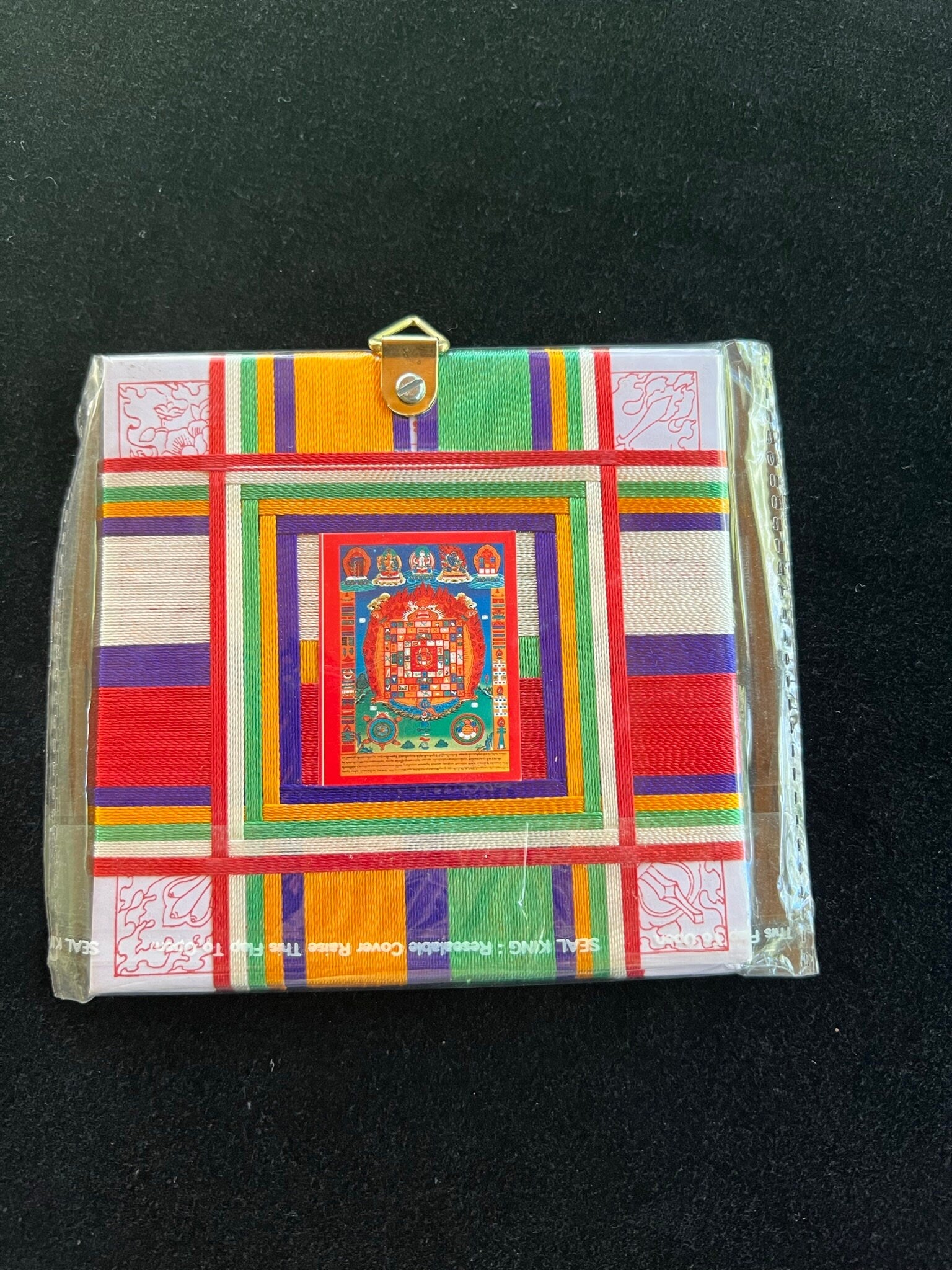 Scorpion Protection Yantra Protective Amulet | | 4.5 in by 4.5 in | Protection Blessing | Tibetan Astrology Thangka - The Incense Stick