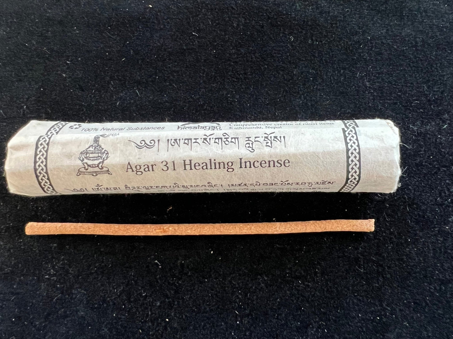 Agar 31 Healing Incense | Tibetan Incense | 25 sticks | Himalayan Arts - The Incense Stick