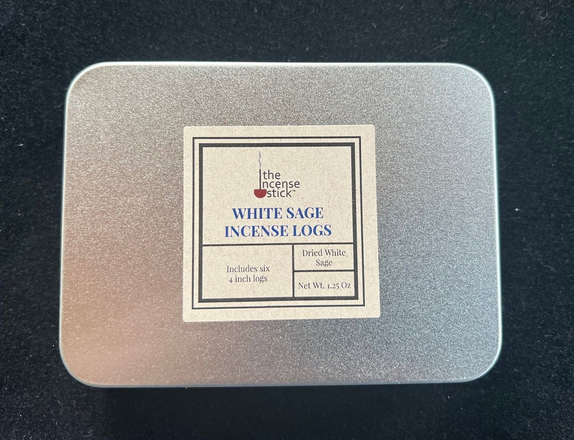 White Sage Incense Logs | 6 logs | 4" long | Natural | Convenient - The Incense Stick