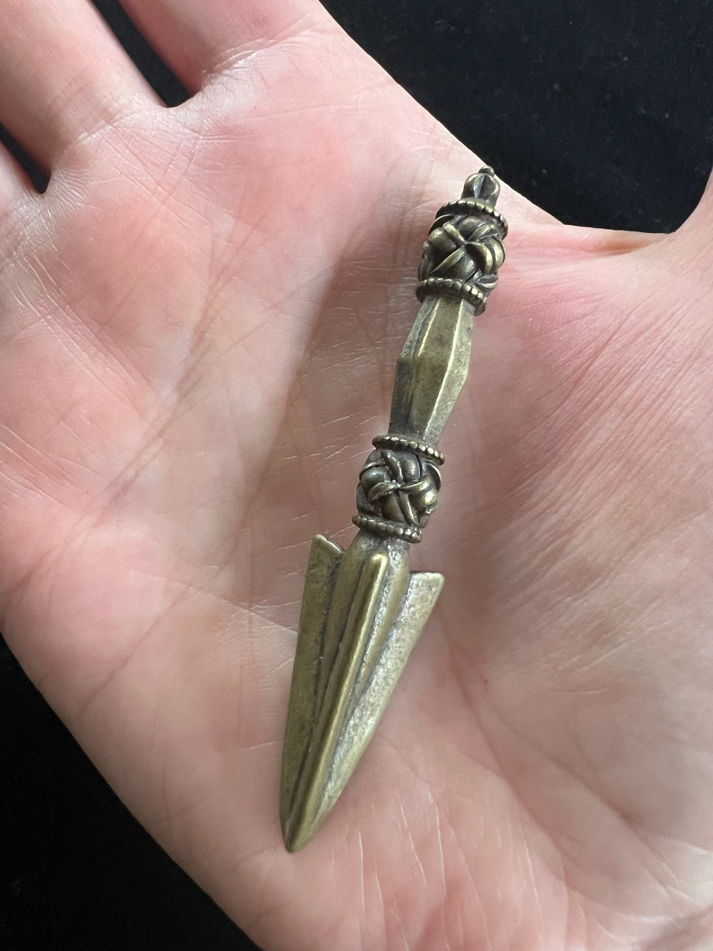 Phurba Amulet | Handmade | 2.75 inches by .50 inches | Stability - The Incense Stick