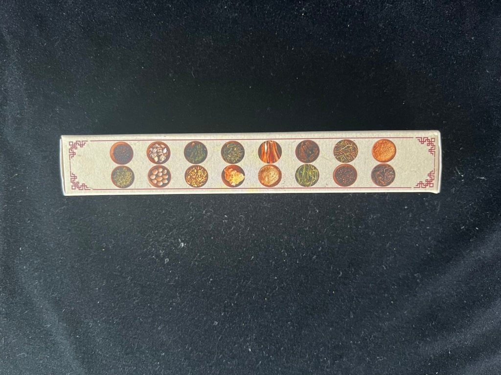 Himalayan Dolpo Khanyam Herbal Incense - Tan Box | Nepal | Approximately 35 - 40 sticks | 7 inches - The Incense Stick