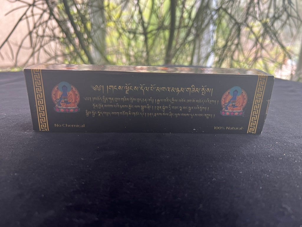 Himalayan Dolpo Khanyam Herbal Incense - Black Box | Nepal | Approximately 55 - 60 sticks | 7 inches | 2 Rolls in 1 Sliding Box - The Incense Stick